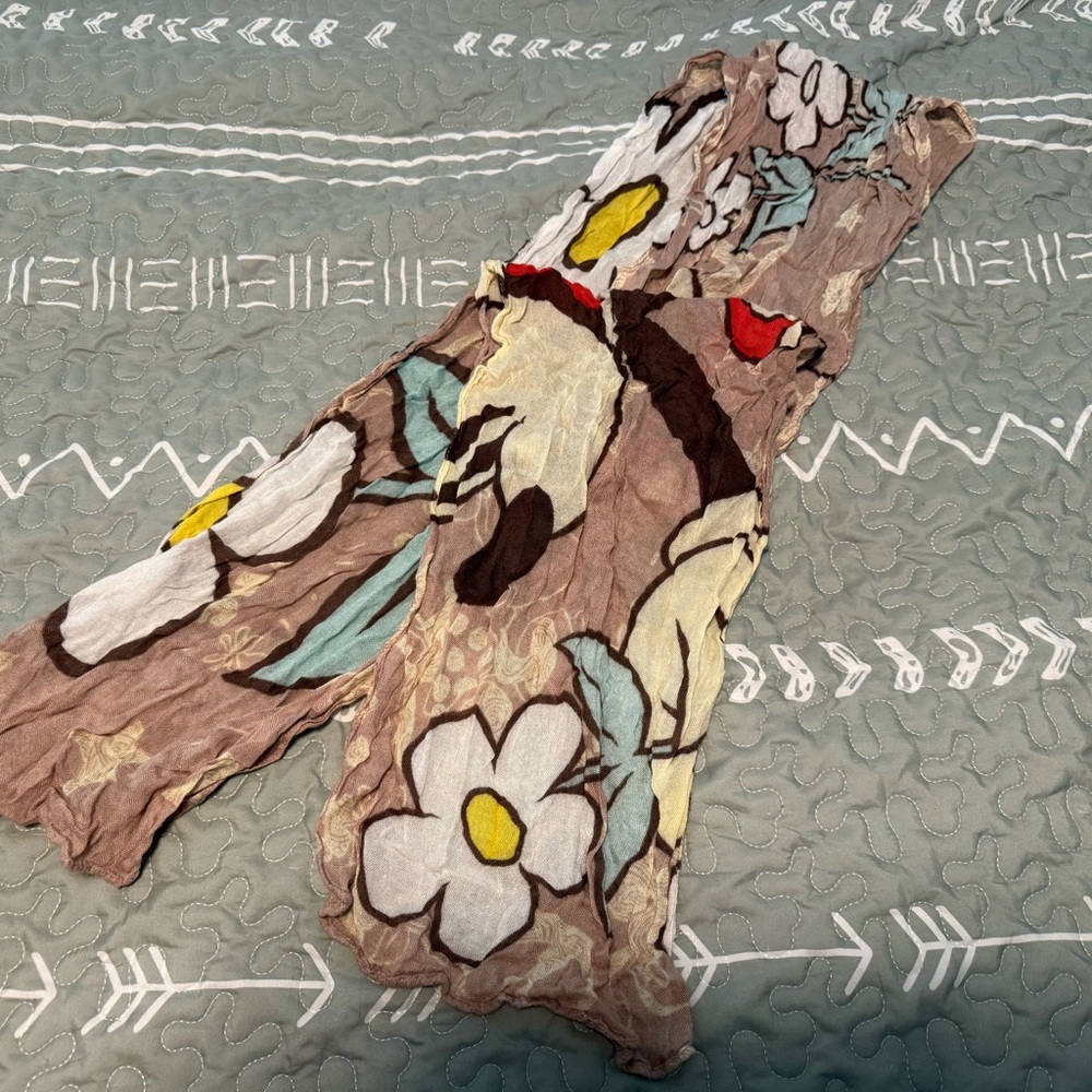 Disney Floral Patterned Scarf